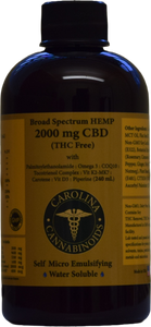 Broad Spectrum 2000 mg CBD (THC free)