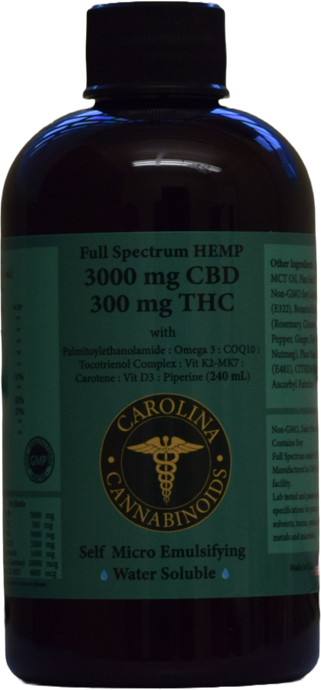 Full Spectrum (3000 mg CBD : 300 mg THC)